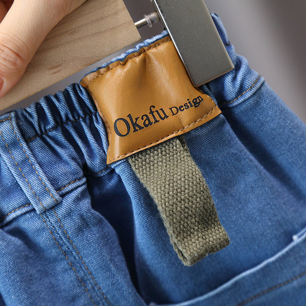 Blugi casual pentru copii cu buzunar