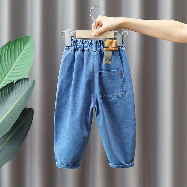 Blugi casual pentru copii cu buzunar