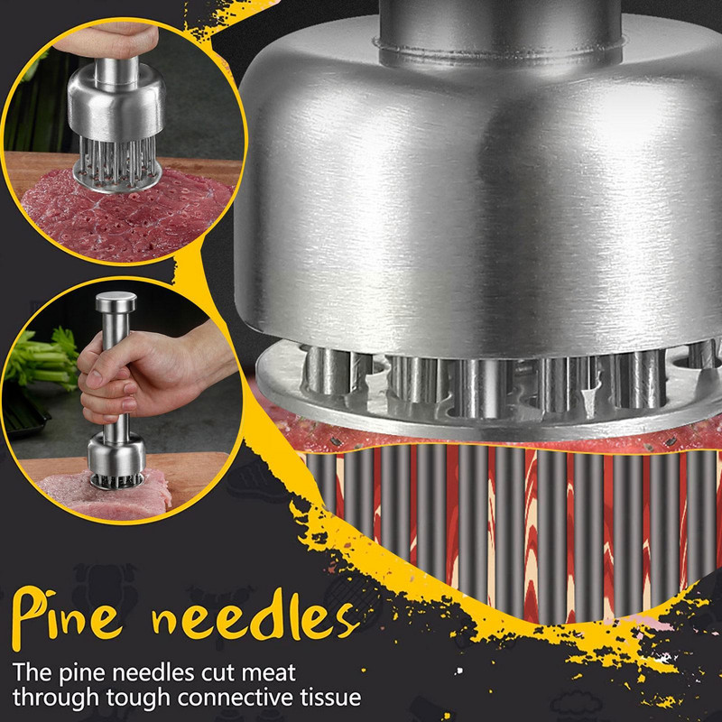 Adata Mėsos minkštiklis Plieninis Peilis Mėsa Beaf Kepsnys Plaktukas Mėsos minkštiklis Įrankiai Virimo plaktukas M1m8