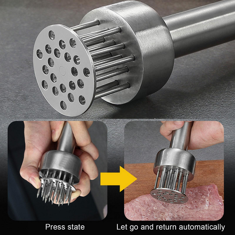 Adata Mėsos minkštiklis Plieninis Peilis Mėsa Beaf Kepsnys Plaktukas Mėsos minkštiklis Įrankiai Virimo plaktukas M1m8