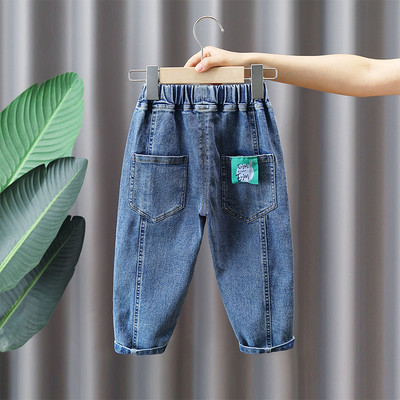 Blugi de copii pentru baieti cu buzunar