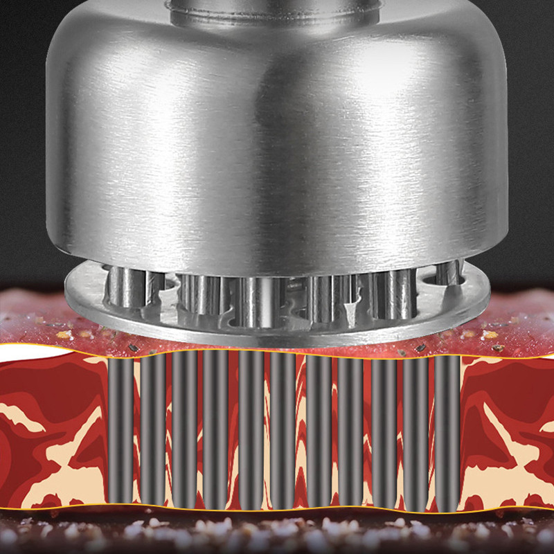 Uređaj za omekšavanje mesa od nehrđajućeg čelika 304 Durable 21 ultra oštra igla za omekšavanje goveđeg odreska - Kuhinjski alati