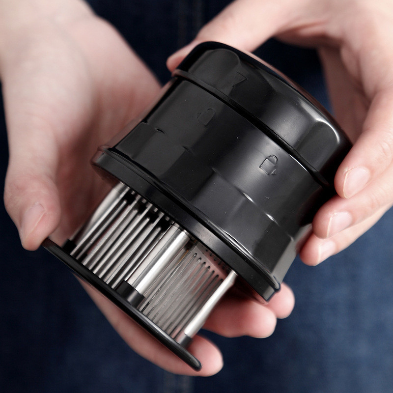 56 pengék tűhús puhító rozsdamentes acél kés Hús beaf steak kalapáccsal hús puhító kalapács ütő konyhai eszközök