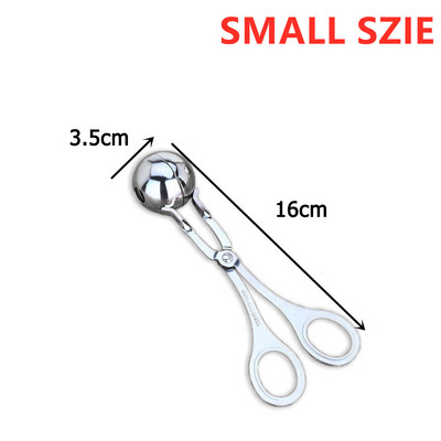 NOU convenabil de bucătărie pentru fabricarea chiftelelor din oțel inoxidabil Clip pentru chifteluțe Minge de pește Minge de orez Instrument de turnare Accesorii de bucătărie 1buc