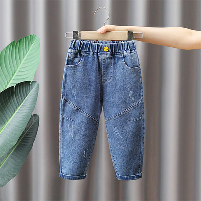 Vaikiški džinsai su mini raštu