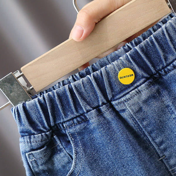 Vaikiški džinsai su mini raštu