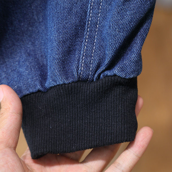 Rudeniniai berniukiški džinsai su elastine juostele