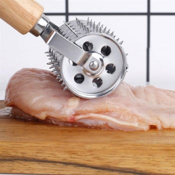 Meat Tenderizer Steak Mallet Kitchen Hammer Tenderiser Pounder Chicken Tenderizers Hand Crank Manual Cooking Poker Cube Cuber