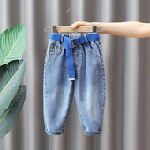 Gyermek farmernadrág fiúknak övvel