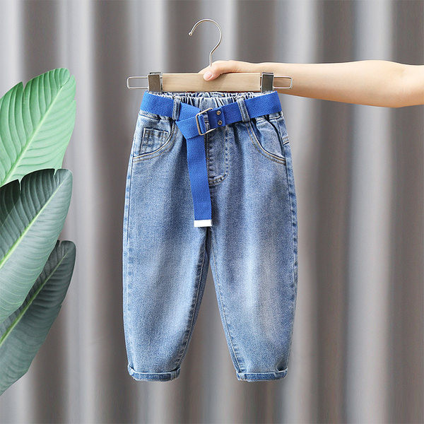 Gyermek farmernadrág fiúknak övvel