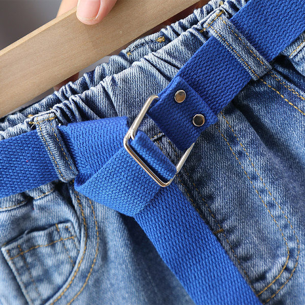 Gyermek farmernadrág fiúknak övvel