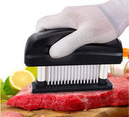 48 Penge Tű Húspuhító Rozsdamentes Acél Kés Hús Beaf Steak Kalapács Húspuhító Kalapácsos főzőeszközök