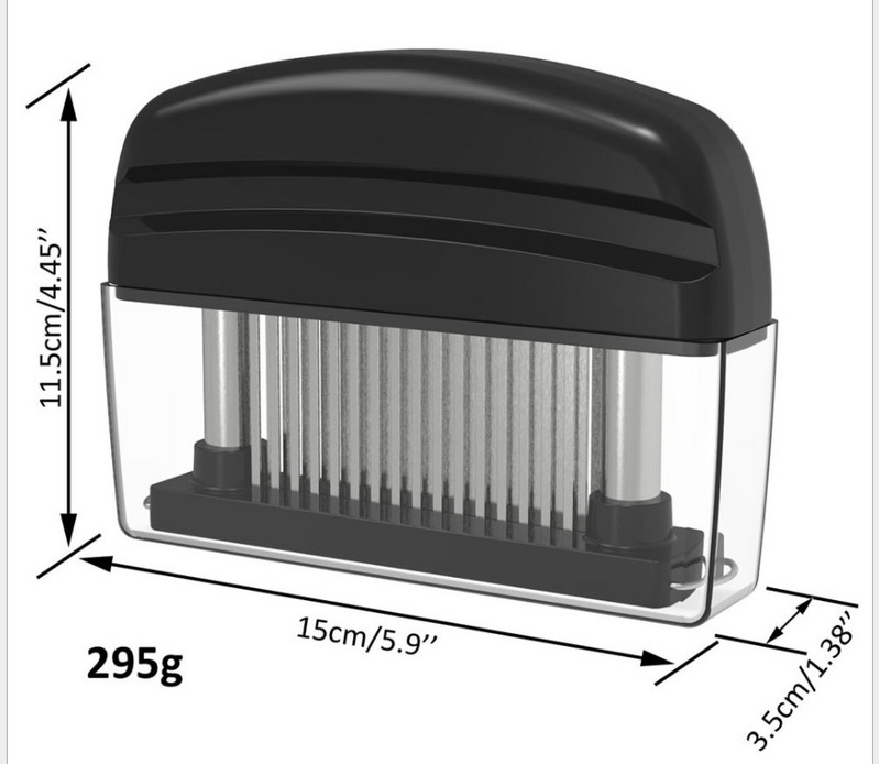 48 oštrica Igla za omekšavanje mesa Nož od nehrđajućeg čelika Goveđi biftek za meso Malt za omekšavanje mesa Čekić Bacač Alati za kuhanje