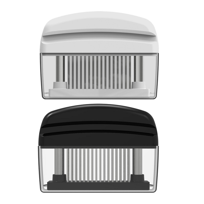 48 ašmenų mėsos minkštiklis, paprastas ir praktiškas mėsos minkštiklis, nerūdijantis plienas + plastikas