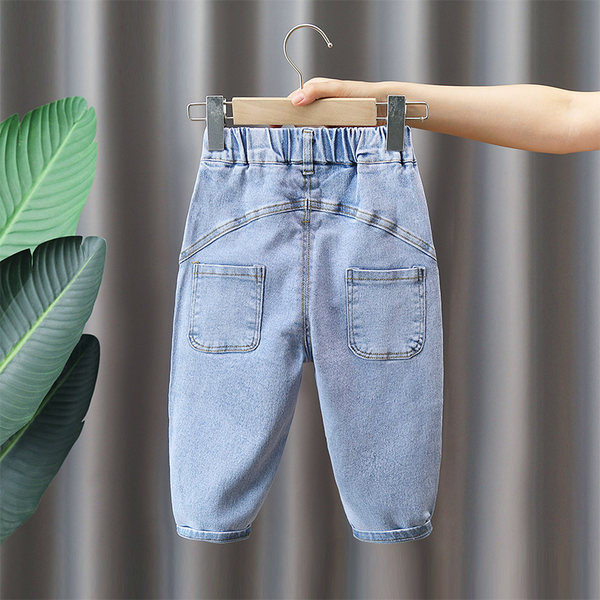 Blugi pentru copii pentru baieti cu elastic