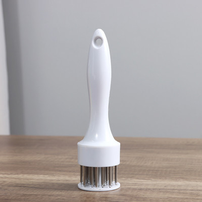 Mėsos minkštinimo adata su 21 itin aštriu nerūdijančio plieno peiliuku, švelniu mėsos plaktuku jautienos kepsniams.