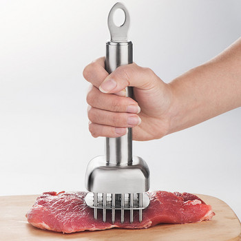 24 λεπίδες Needle Meat Tenderizer Μαχαίρι από ανοξείδωτο ατσάλι Meat Beaf Steak Mallet Εργαλείο BBQ Meat Pounder Εργαλεία μαγειρέματος