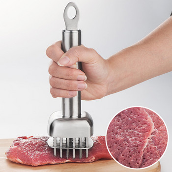 24 λεπίδες Needle Meat Tenderizer Μαχαίρι από ανοξείδωτο ατσάλι Meat Beaf Steak Mallet Εργαλείο BBQ Meat Pounder Εργαλεία μαγειρέματος