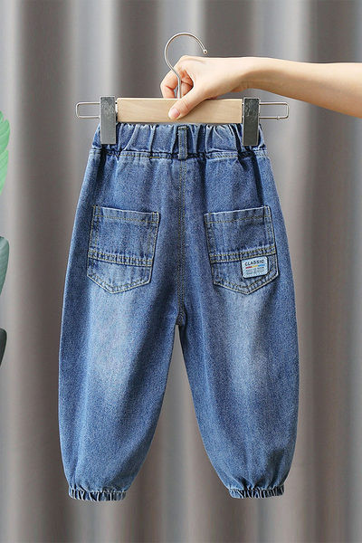 Alkalmi gyerekfarmer fiúknak zsebbel