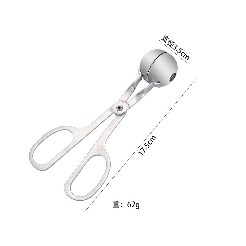 Nerūdijančio plieno mėsos kukulių gaminimo gnybtas Žuvies rutuliukas ryžių rutuliukas formų formavimo įrankis Virtuvės įrankis Įtaisai virtuvės mėsos kukuliai