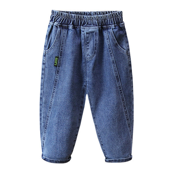 Blugi elastici pentru copii pentru baieti cu buzunar