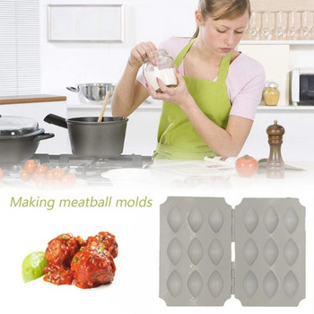 Εγχειρίδιο Meatball Maker Maker Mold Moder Press Κιμά Επεξεργαστής κέικ Επιδόρπια Εργαλεία κουζίνας Φόρμες για το σπίτι για κρεατόπιτα
