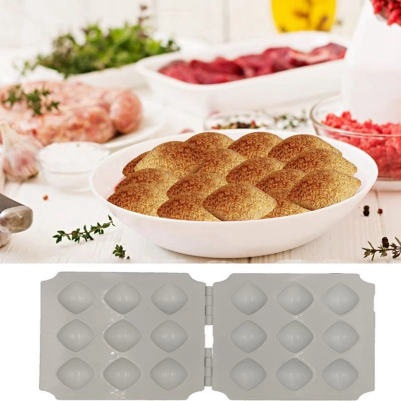 Mėsos kukulių gaminimo vadovas Mėsos pyrago formavimo mašina Spauskite maltos mėsos procesorius Tortų desertai Virtuvės įrankiai Namų mėsos pyragų formelės