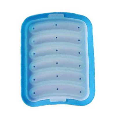 Silikono dešrainių dešrelių formelės kumpio dešros formelės pasidaryk pats kūdikių maisto papildų kiaušinių dešrų dėžutė silikoninė dešros mėsos gaminimo forma