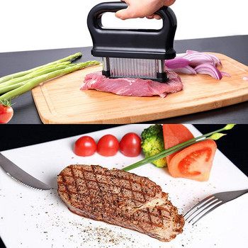 48 Blades Needle Meat Tenderizer Ανοξείδωτο ατσάλι Meat Tenderizer Knife Σφυρί Meat Beef Steak Mallet for Kitchen Cooking Tool