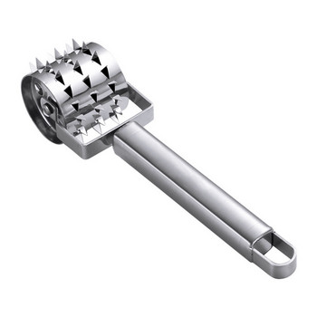 Ανοξείδωτο ατσάλι Tenderizer Roller Hammer Mallet Steak Beef Εργαλείο κοτόπουλου Πολυλειτουργικό αξεσουάρ κουζίνας σπιτιού