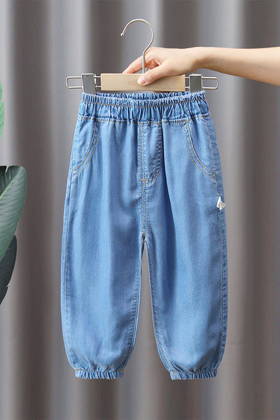 Vienspalviai vaikiški džinsai berniukams