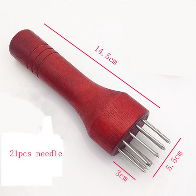 Drvena drška, profesionalni aparat za omekšavanje mesa za goveđi meki odrezak Kuhinjski alati Igle za meso od nehrđajućeg čelika Čekići za mljevenje mesa