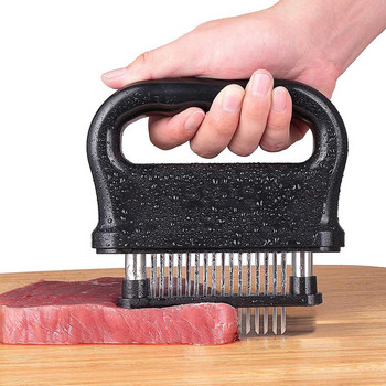 48 остриета Игла Омекотител за месо Нож от неръждаема стомана Професионален чук за месо Месо Beaf Steak Mallet Pounder Инструменти за готвене