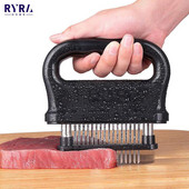 48 ašmenų adatų mėsos minkštiklis nerūdijančio plieno peilis mėsa beaf kepsnys plaktuku Profesionalūs mėsos plaktukai kepimo įrankiai