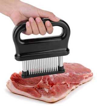 48 остриета Игла Омекотител за месо Нож от неръждаема стомана Месо Beaf Steak Mallet Pounder Професионален чук за месо Инструменти за готвене