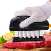 Meat Tenderizer 48 Rozsdamentes acél éles tűpenge nagy teherbírású főzőeszköz marhahús pulyka csirke steak borjúhús szett