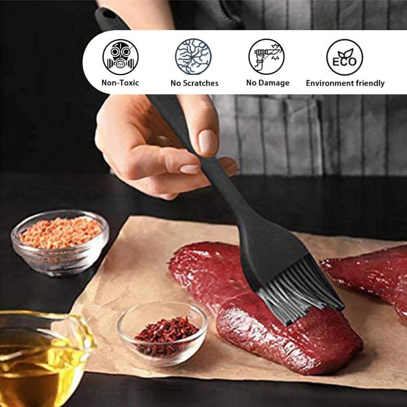 Injector de condiment pentru marinada MLIA 2OZ Injector de carne de curcan 304 seringă de gătit din oțel inoxidabil de injecție pentru grătar de curcan