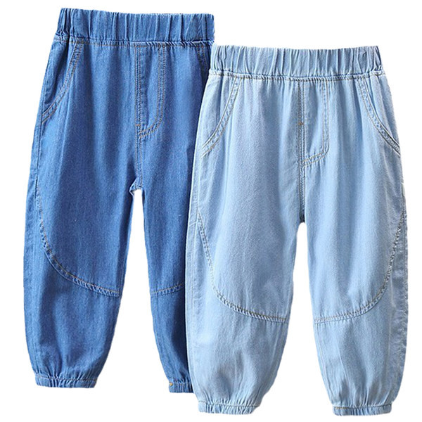 Vaikiški džinsai berniukams elastingu juosmeniu