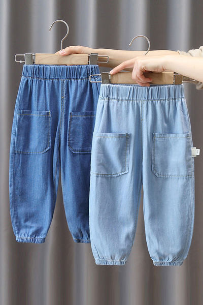 Blugi copii pentru baieti model curat