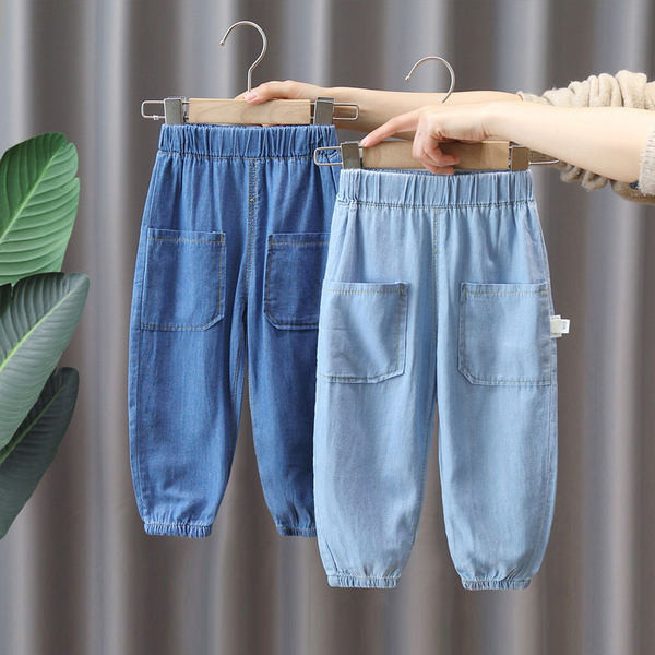 Blugi copii pentru baieti model curat