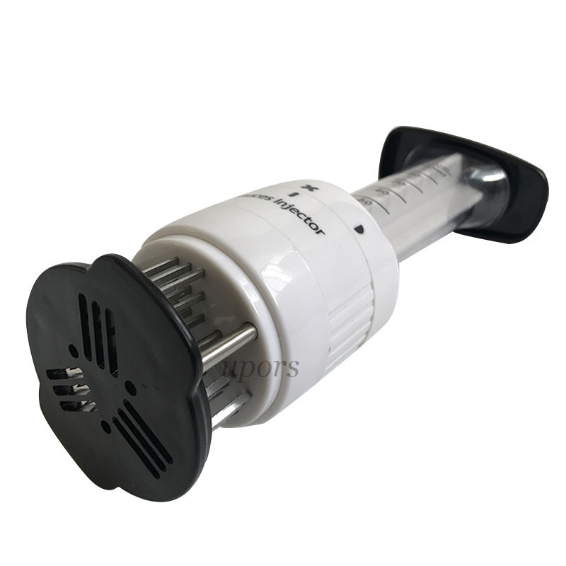 30 tűs húsfeszesítő rozsdamentes acél penge 3OZ pác befecskendező professzionális húsinjektoros puhító konyhai kütyük 2018