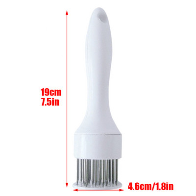 1 vnt daugiafunkcinis mėsos minkštinimo adata nerūdijančio plieno kepsnių mėsos purkštukas marinato skonio švirkštas virtuvės įrankiai