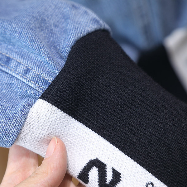 Blugi pentru copii cu picioare late pentru baieti cu buzunar si nasturi