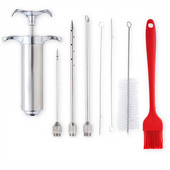 Alat za punjenje piletine od nehrđajućeg čelika, goveđe meso, roštilj, marinada, pribor za arome, odvojivi kuhinjski pribor za kuhanje