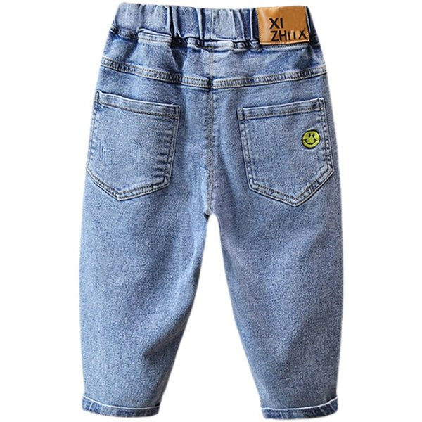 Paprasti džinsai berniukams su kišenėmis