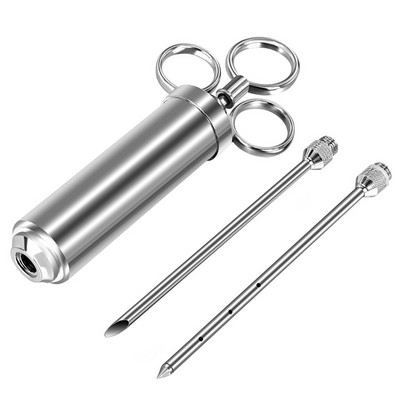 BBQ mėsos prieskonių švirkštas nerūdijančio plieno adatų rinkinys Turkijos vištienos švirkšto padažo injekcinis virtuvės padažas marinato švirkšto priedas