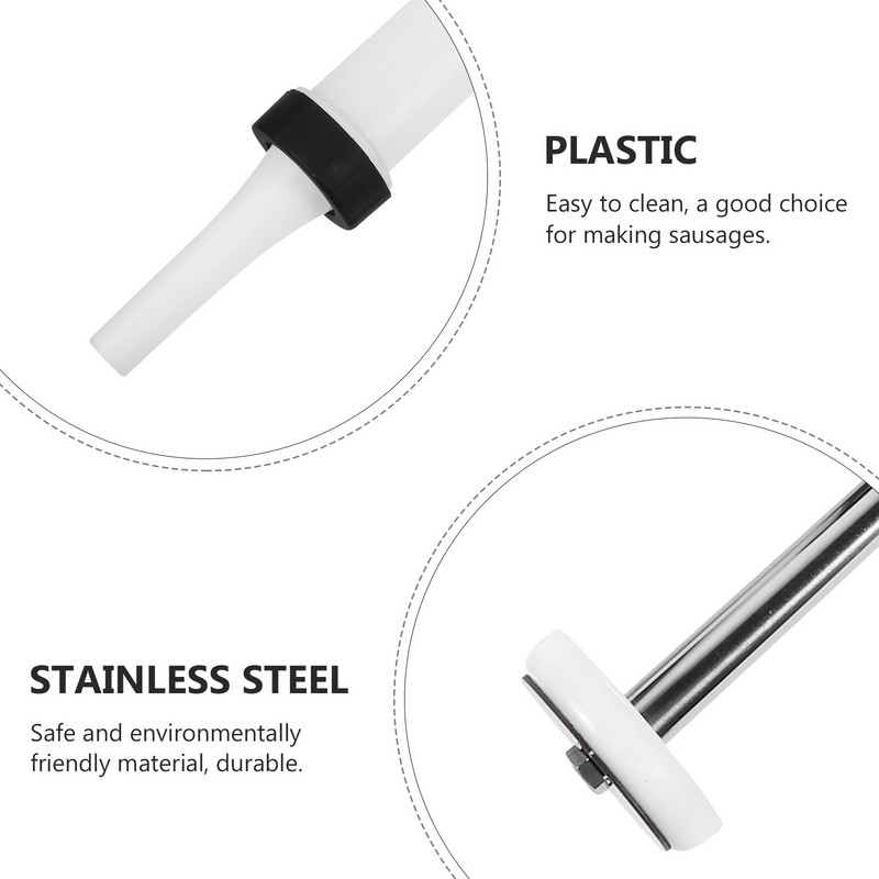 1 rinkinys rankinis dešros užpildo švirkštas dešros užpildas virtuvės mėsos įdaru įrankis