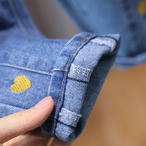 Elastingi vaikiški džinsai berniukams su raštu