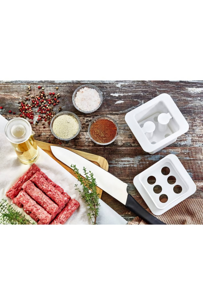 Storcator de chifteluțe pentru burgeri, presă practic pentru hot dog, alimente, paste, mașină de făcut cârnați, carne de pui, prototip rapid, injecție de carne