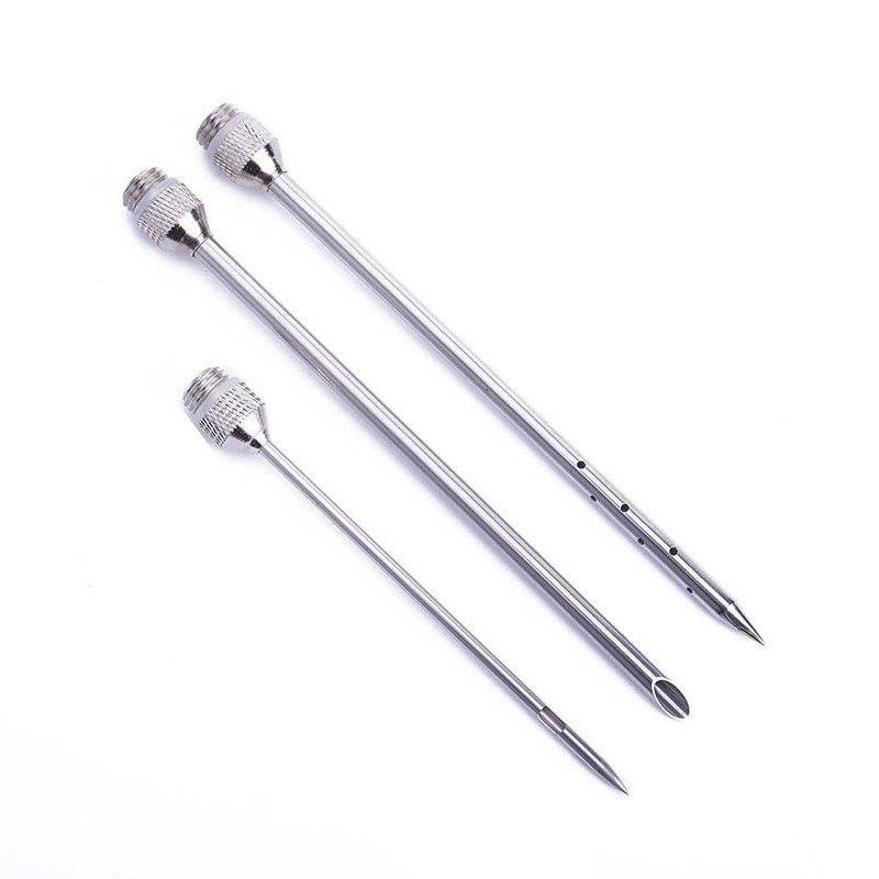 Nerūdijančio plieno prieskonių švirkštas kalakutienos adata jautienos kepsnys kepsnys su kepsniu padažu Marinuoti kepsninės virtuvės įrankiai